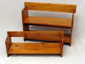 Modular Wooden Shelves in Sections